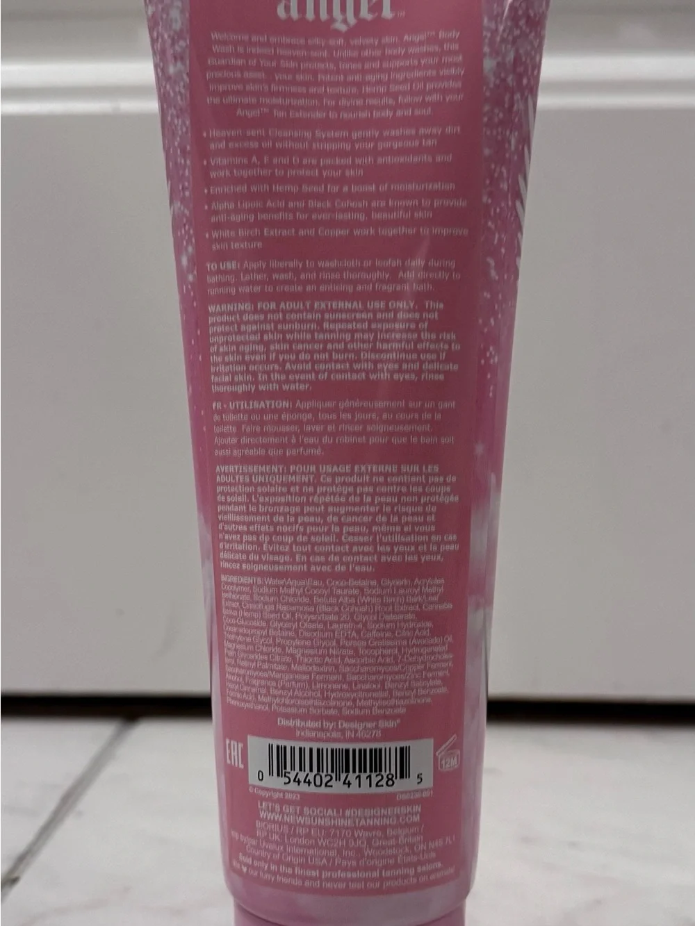 Designer Skin Angel Hydrating Body Moisturizer/Body Wash Set Unopened/Unused